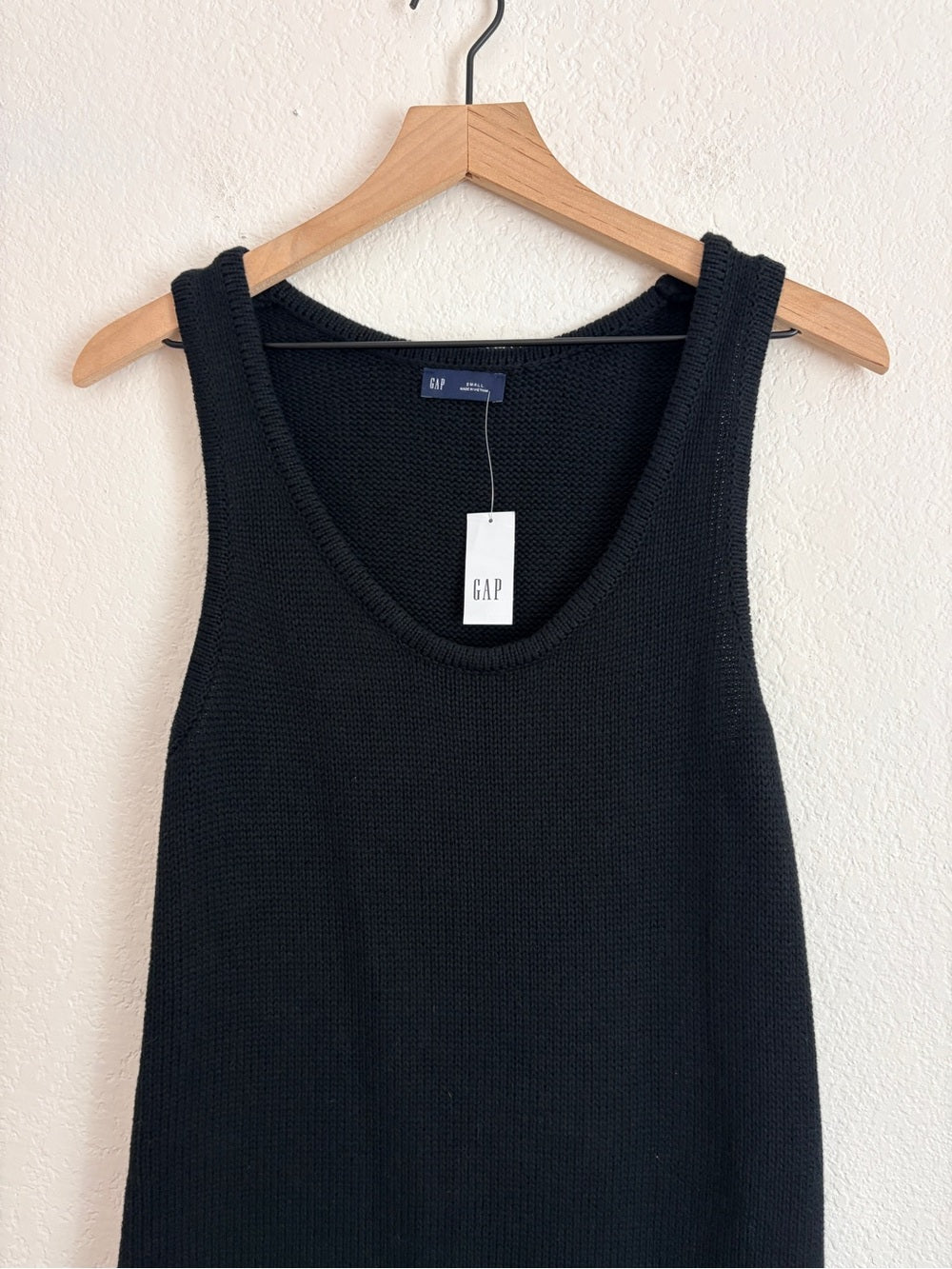 NWT Gap Black Knit Mini Dress (S)