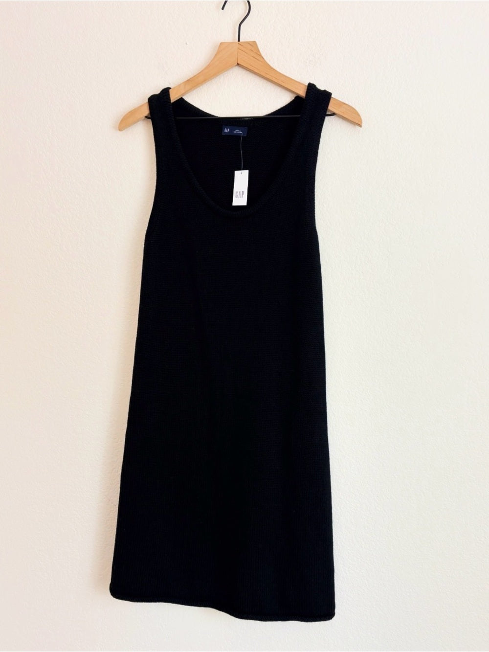 NWT Gap Black Knit Mini Dress (S)