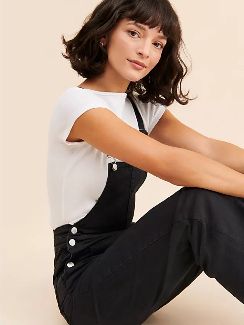 Rolla’s Sailor High Rise Wide Leg Overalls (M)