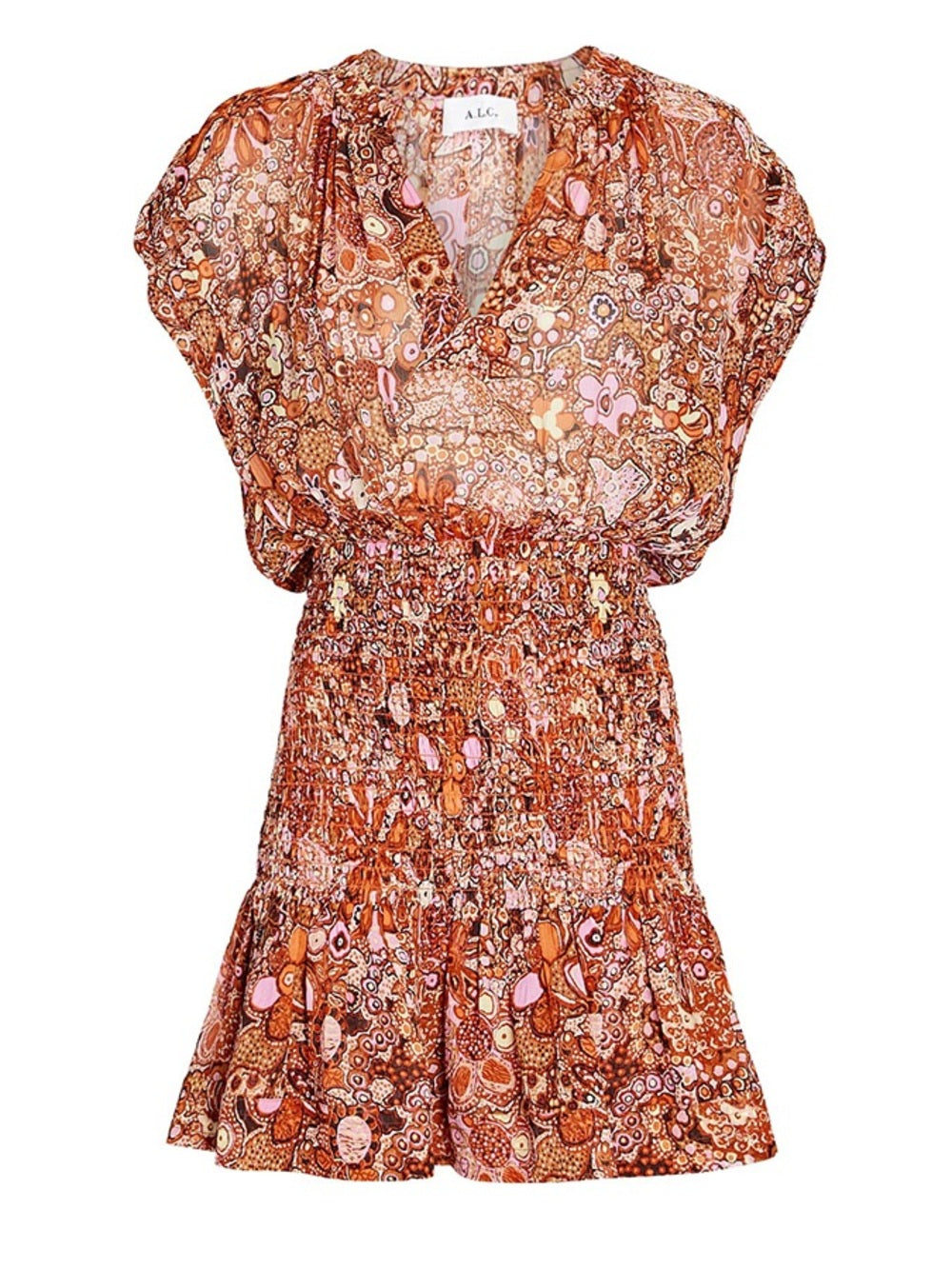 NWT A.L.C. Carly 100% Silk Mini Dress (14)
