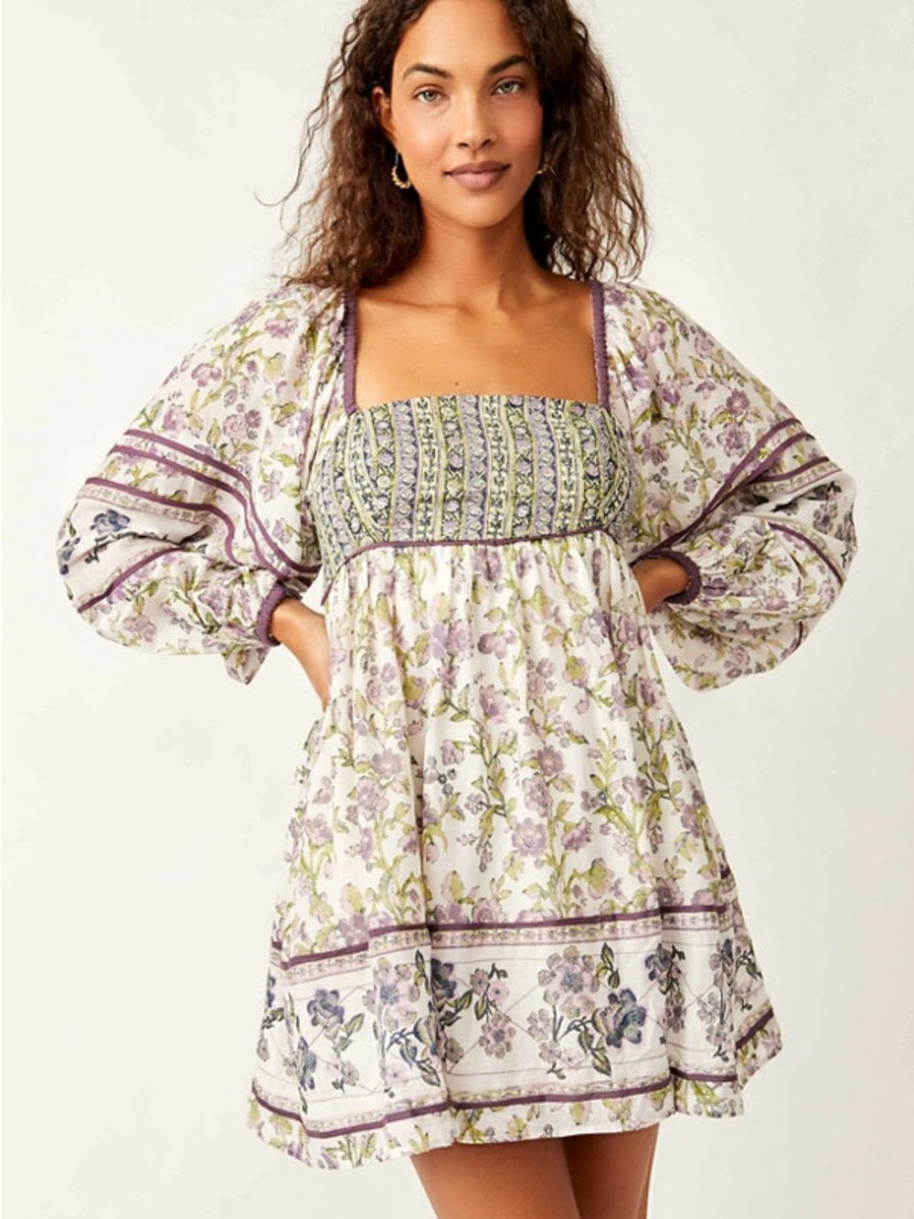Free People Endless Afternoon Boho Mini Dress (M)