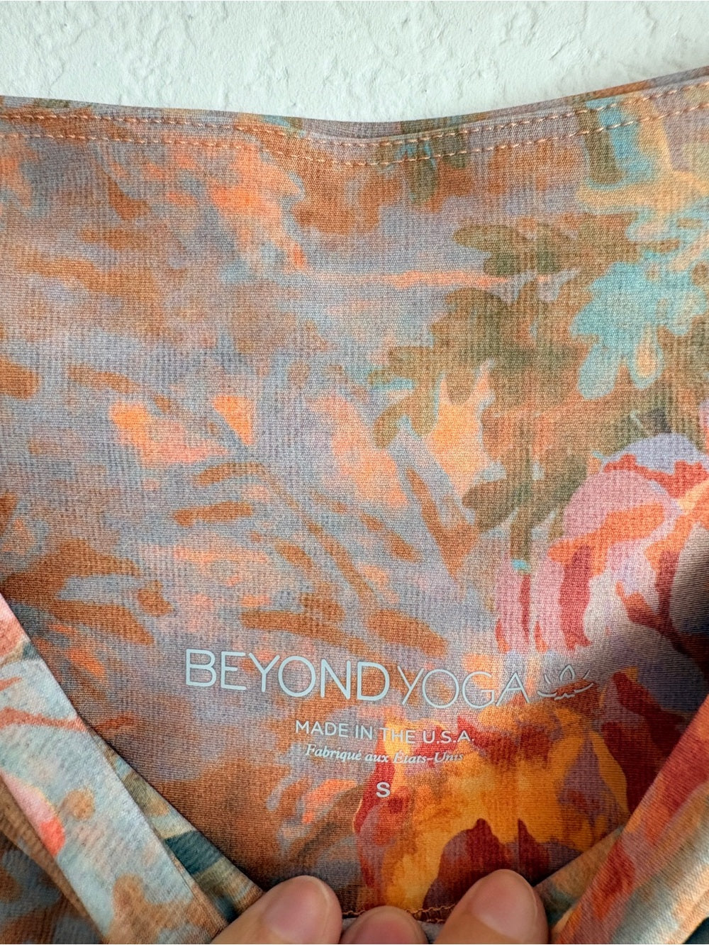 Beyond Yoga Printed Leaf Fall High Waisted Midi Leggings (S)
