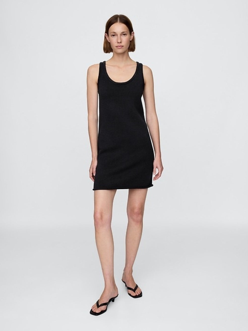 NWT Gap Black Knit Mini Dress (S)