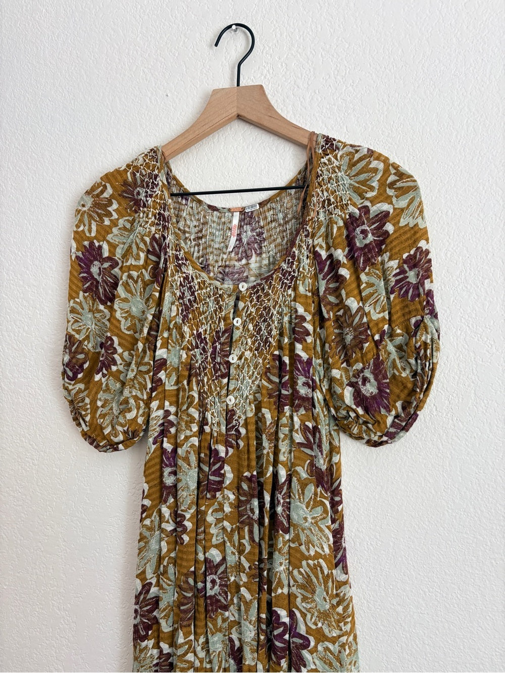 Free People Casting Shadows Midi Dress (M)