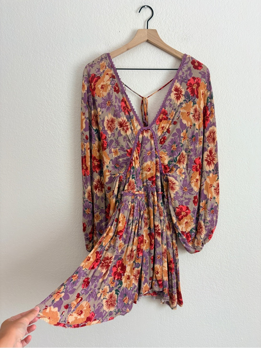 Free People Sweet Dreams Printed Mini Dress (M)