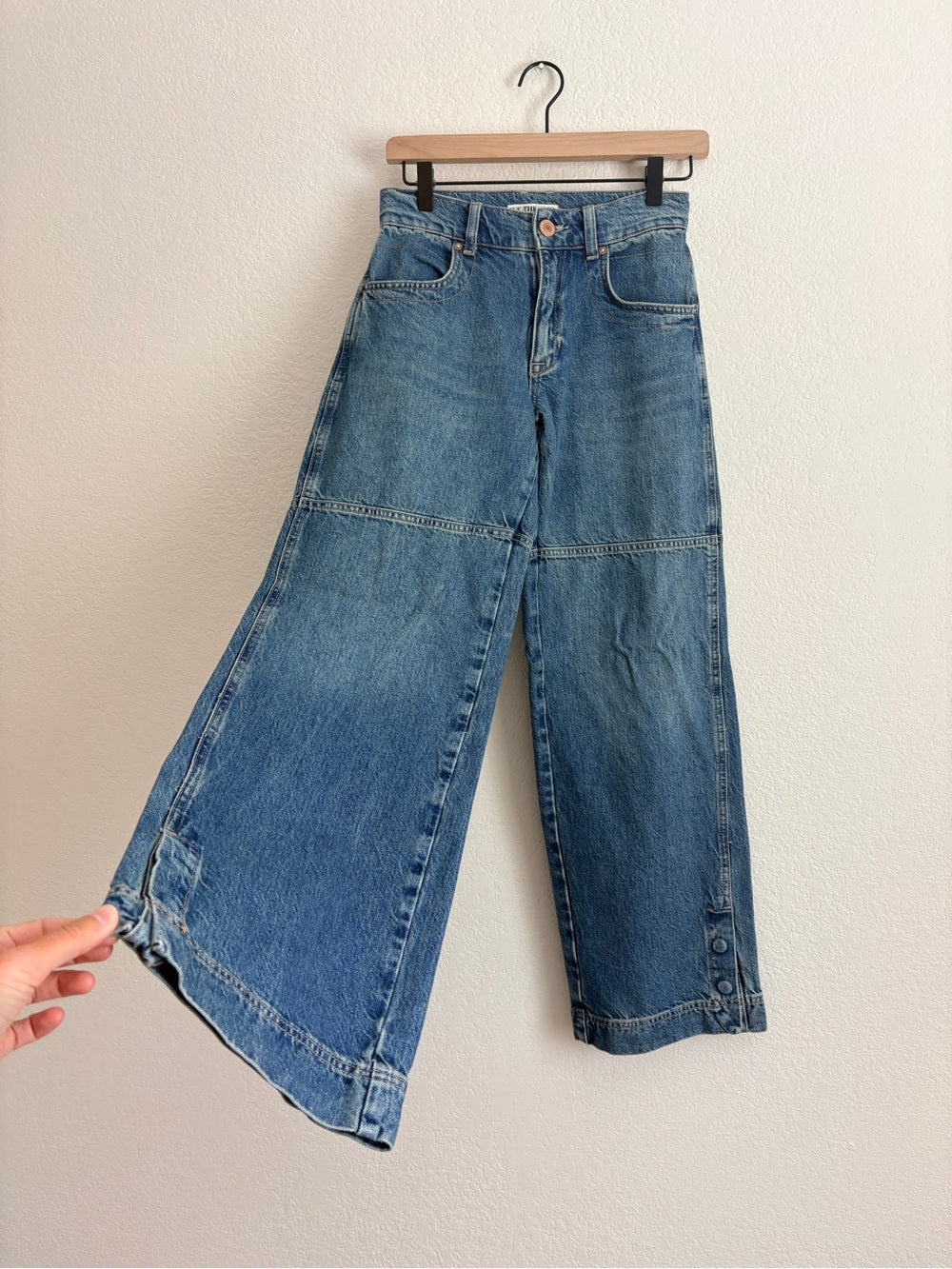 Free People Benji Relaxed Wide Leg Jeans (24)