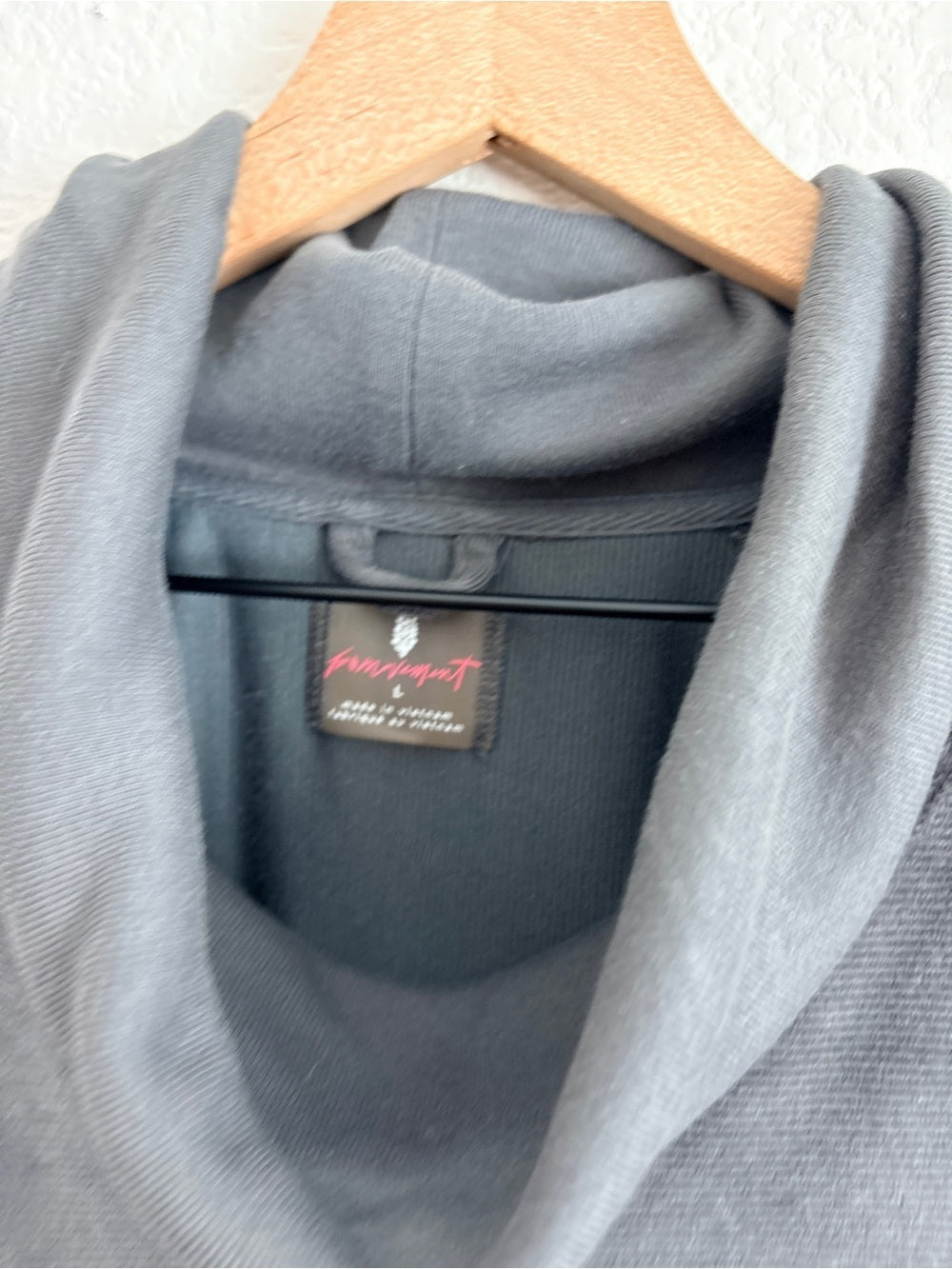 Free People Movement Last Chance Pullover in Charcoal (L)