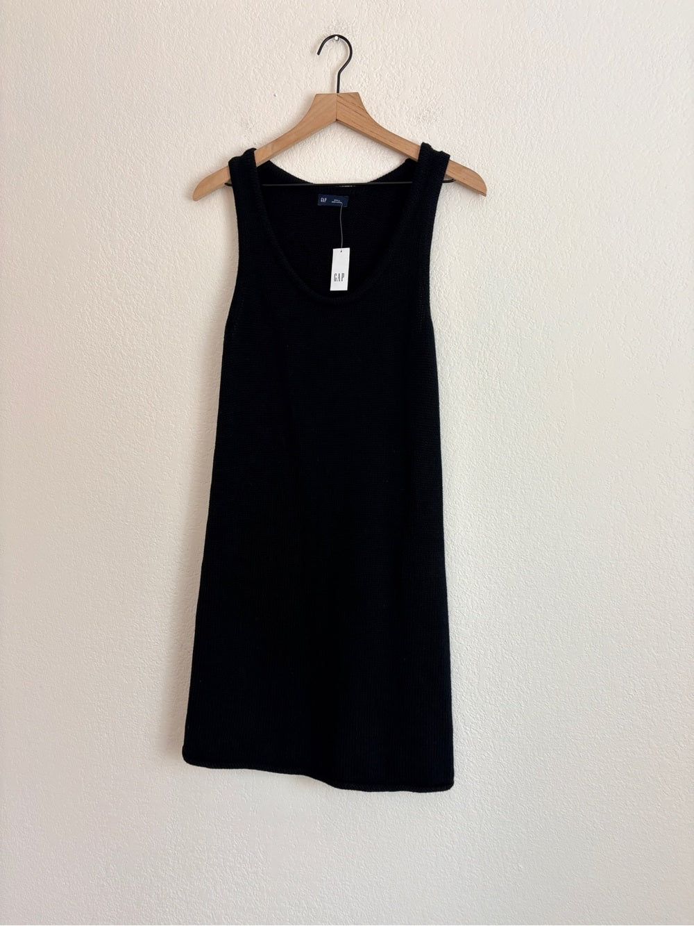 NWT Gap Black Knit Mini Dress (S)