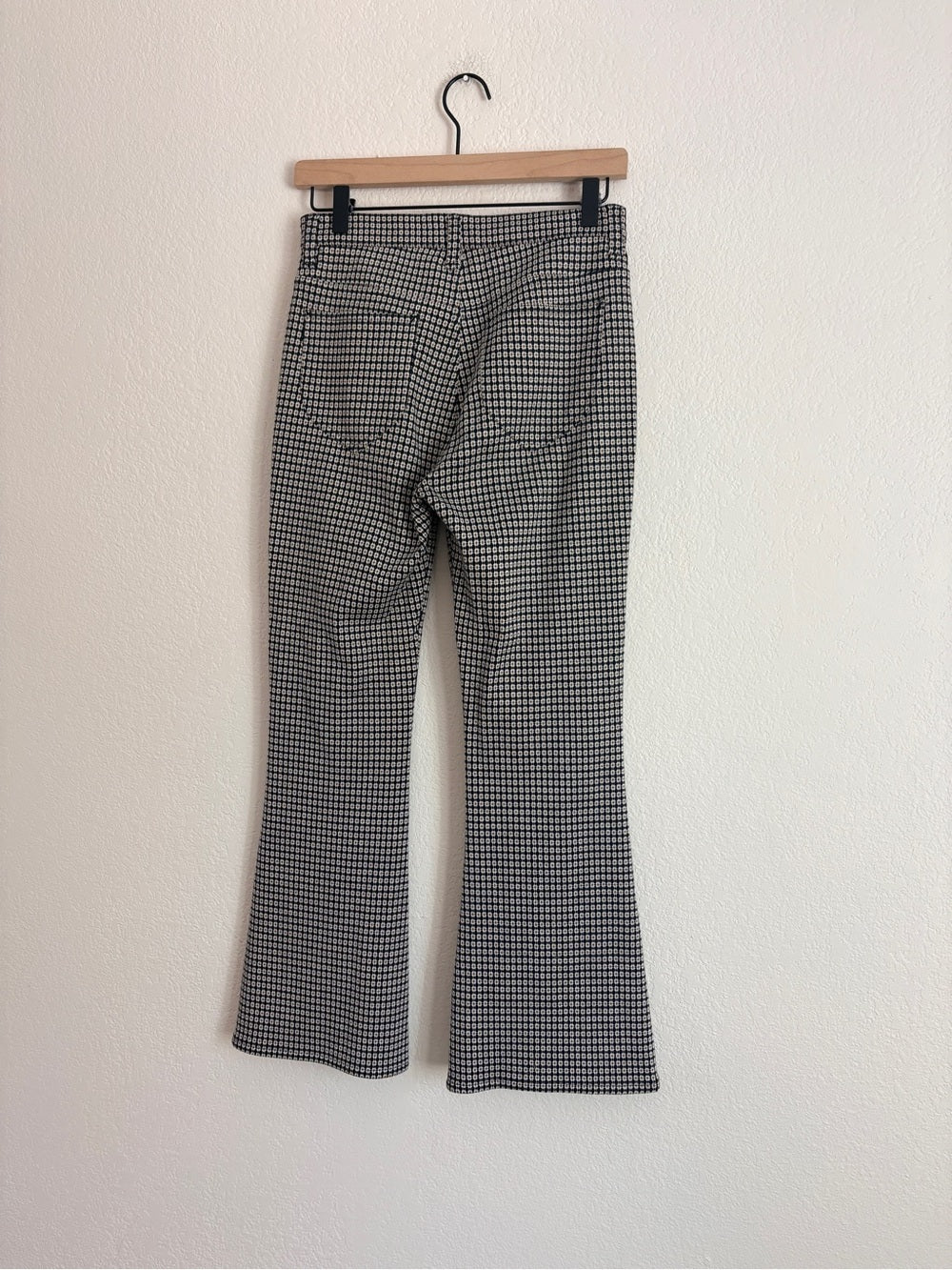Rag & Bone Casey Flare Geo Print Cropped Pants (27)