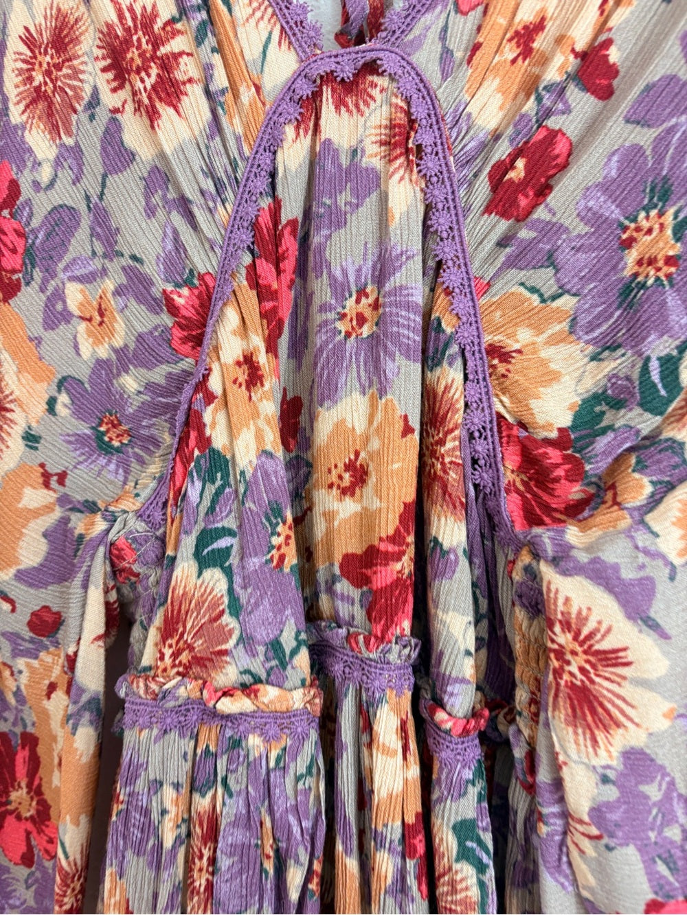 Free People Sweet Dreams Printed Mini Dress (M)