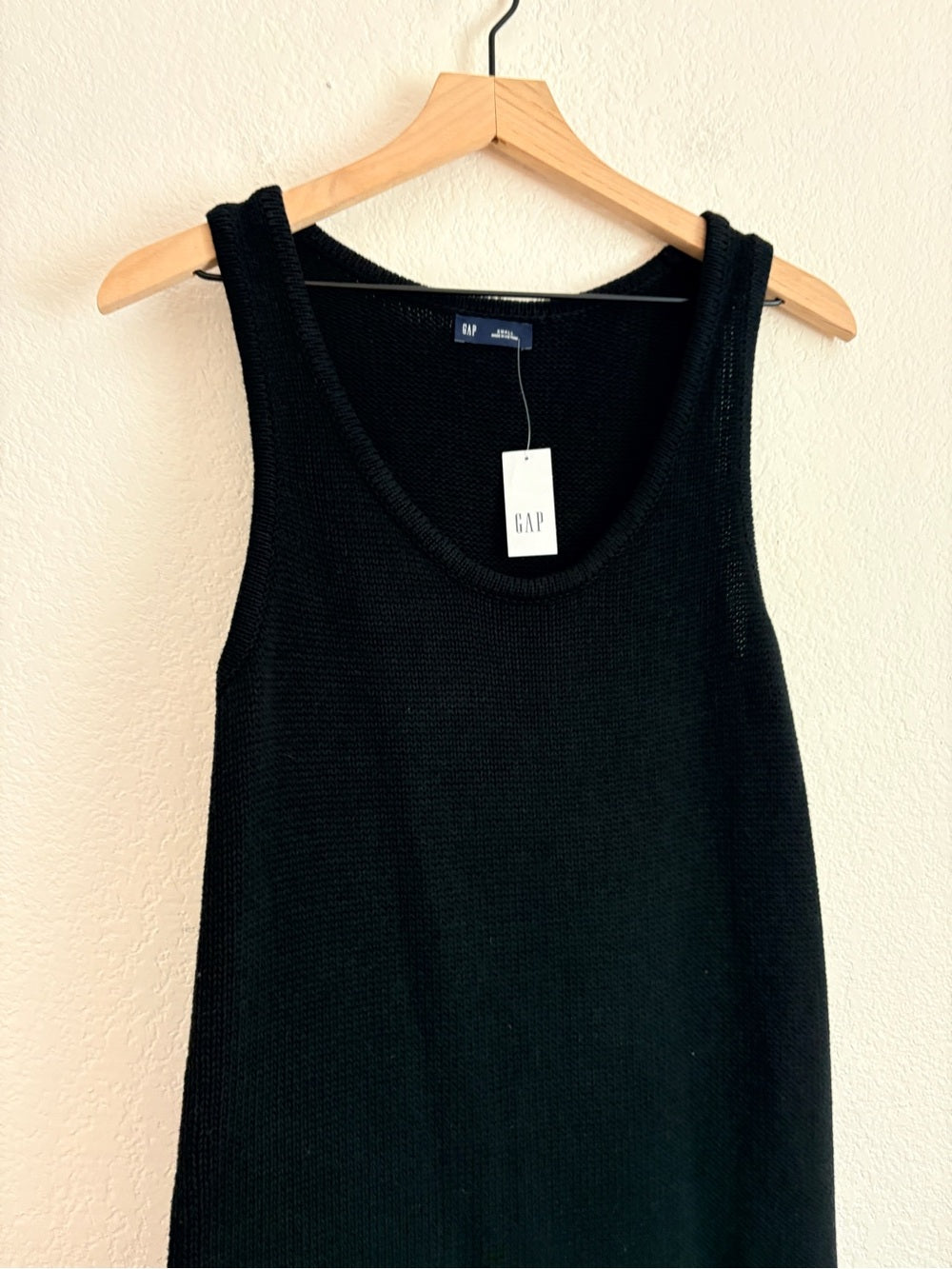 NWT Gap Black Knit Mini Dress (S)