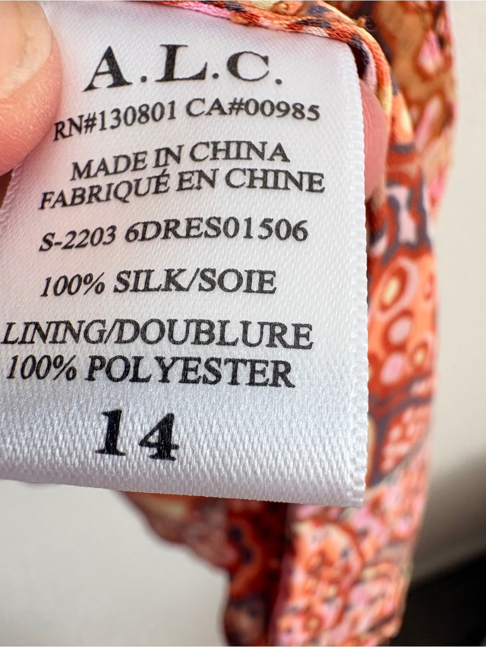 NWT A.L.C. Carly 100% Silk Mini Dress (14)