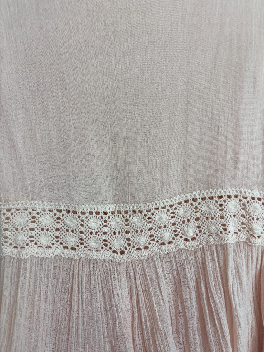 Jen’s Pirate Booty Gauzy Blush Pink Top (S)