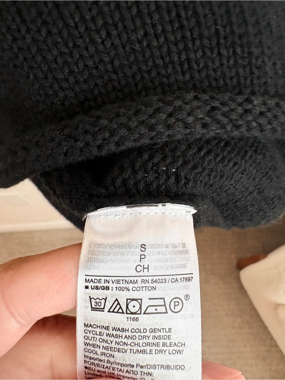NWT Gap Black Knit Mini Dress (S)