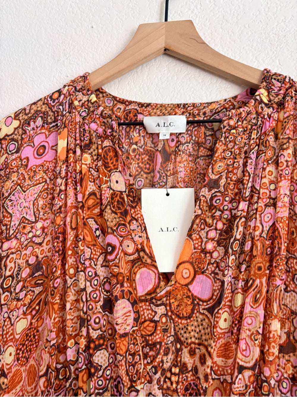 NWT A.L.C. Carly 100% Silk Mini Dress (14)