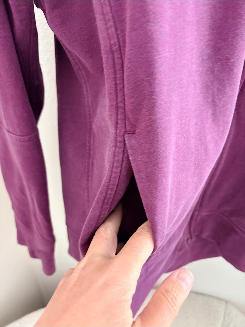 Lululemon Belle Hoodie in Heathered Red Grape Zip Up Jacket (12)