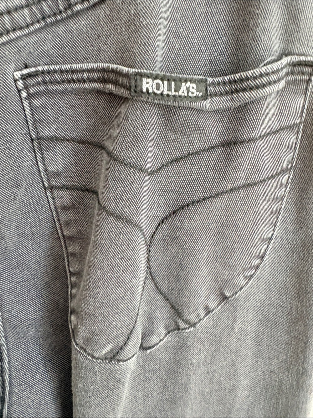 Rolla’s Sailor High Rise Wide Leg Overalls (M)