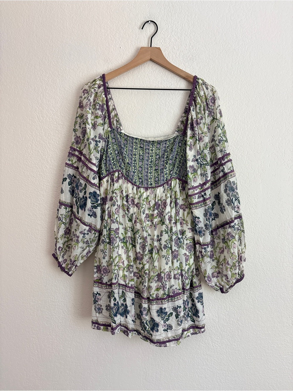 Free People Endless Afternoon Boho Mini Dress (M)