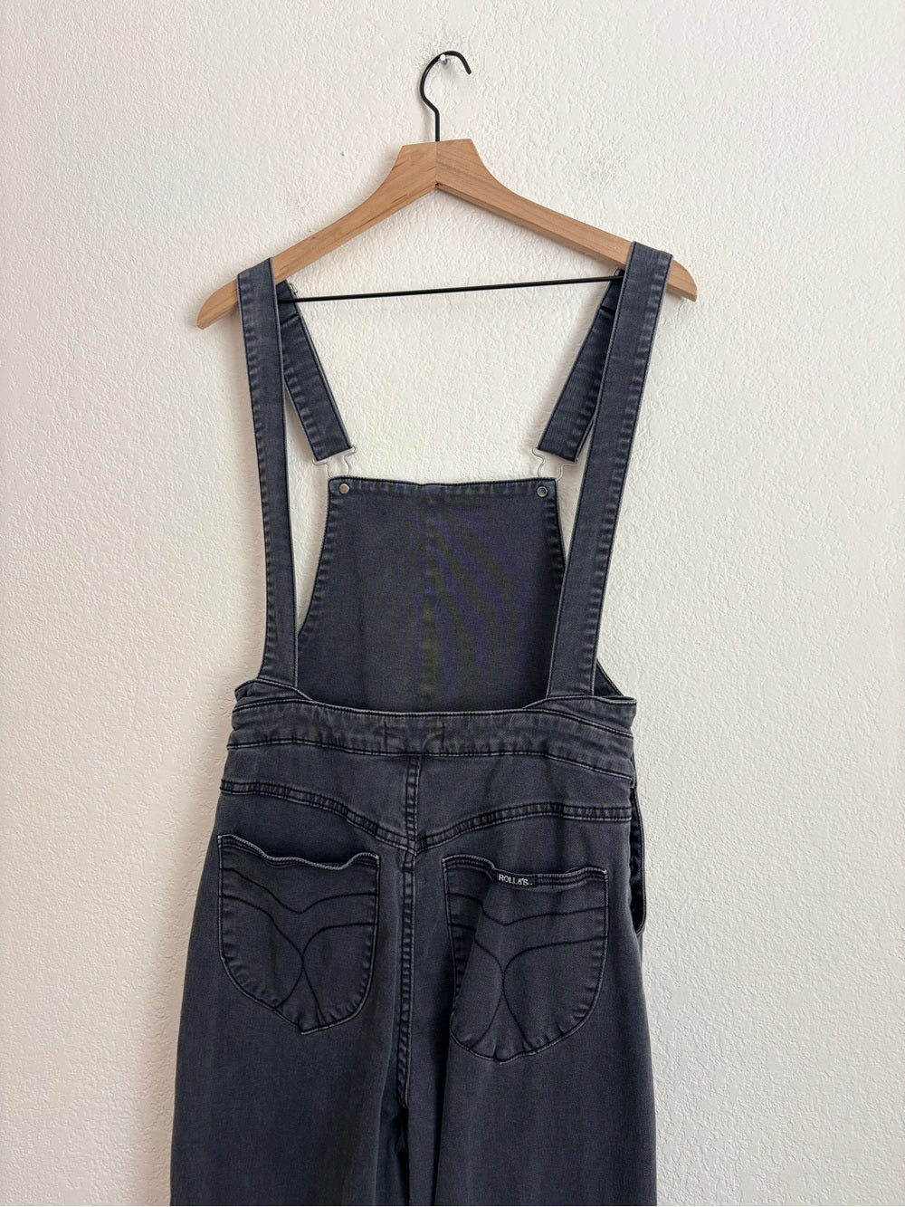 Rolla’s Sailor High Rise Wide Leg Overalls (M)