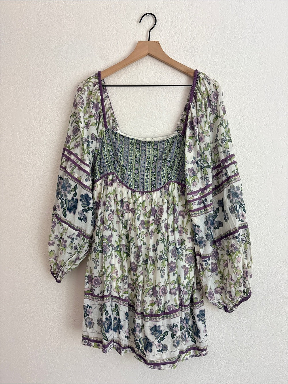 Free People Endless Afternoon Boho Mini Dress (M)