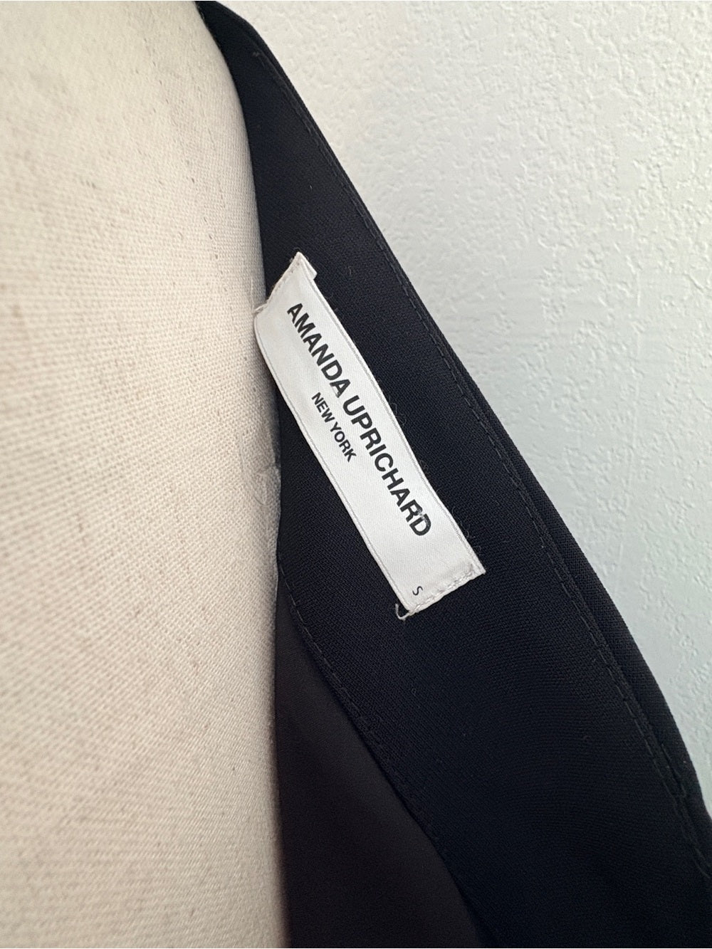 Amanda Uprichard X Revolve One Shoulder Black Romper (S)