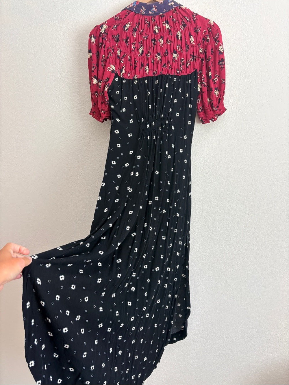 Free People Nora Button Up Midi Dress (S)
