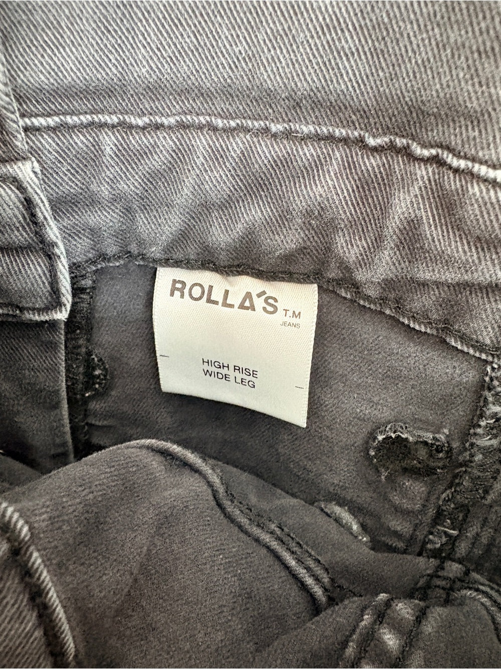 Rolla’s Sailor High Rise Wide Leg Overalls (M)