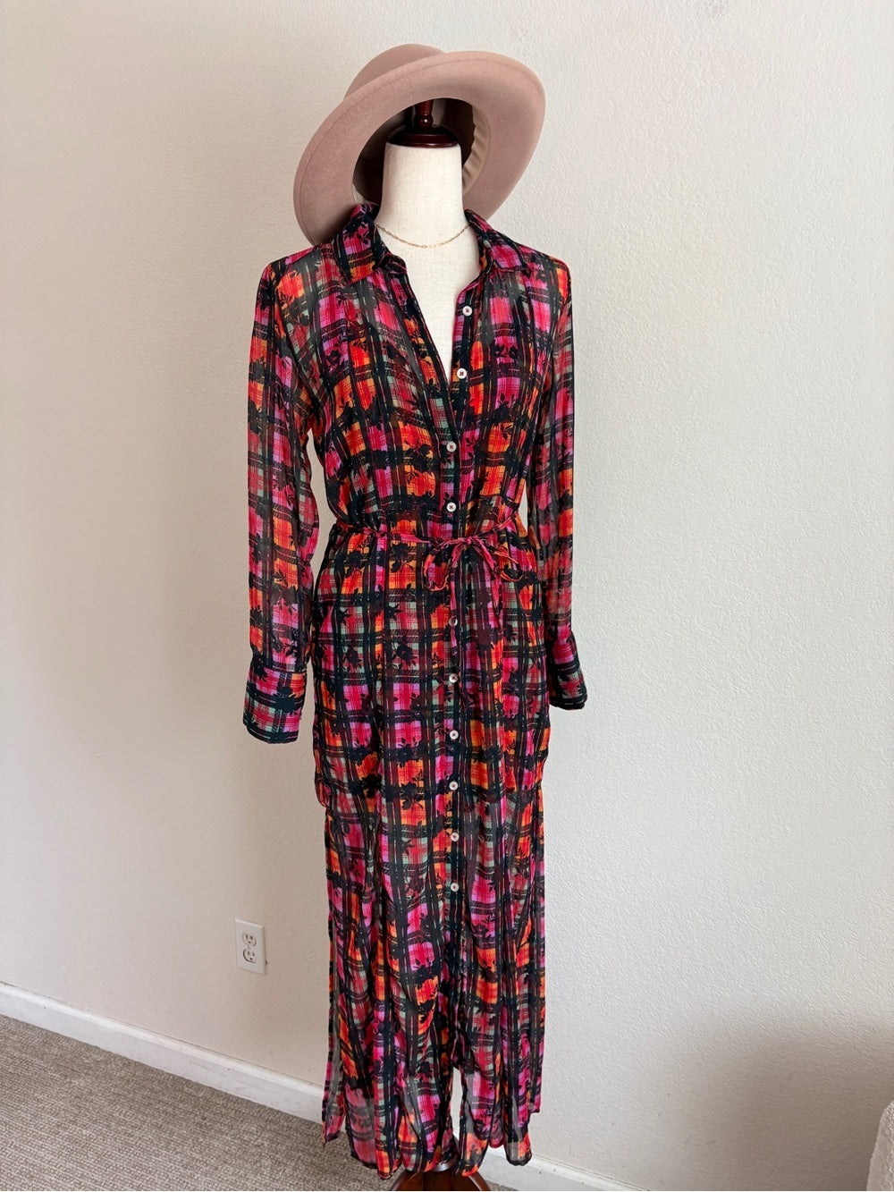 Free People Jerra Shirt Dress (XS)