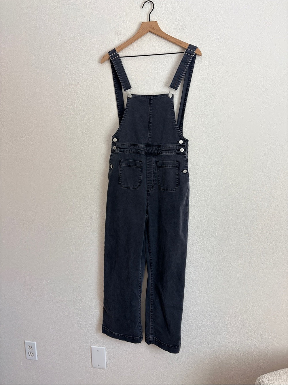 Rolla’s Sailor High Rise Wide Leg Overalls (M)