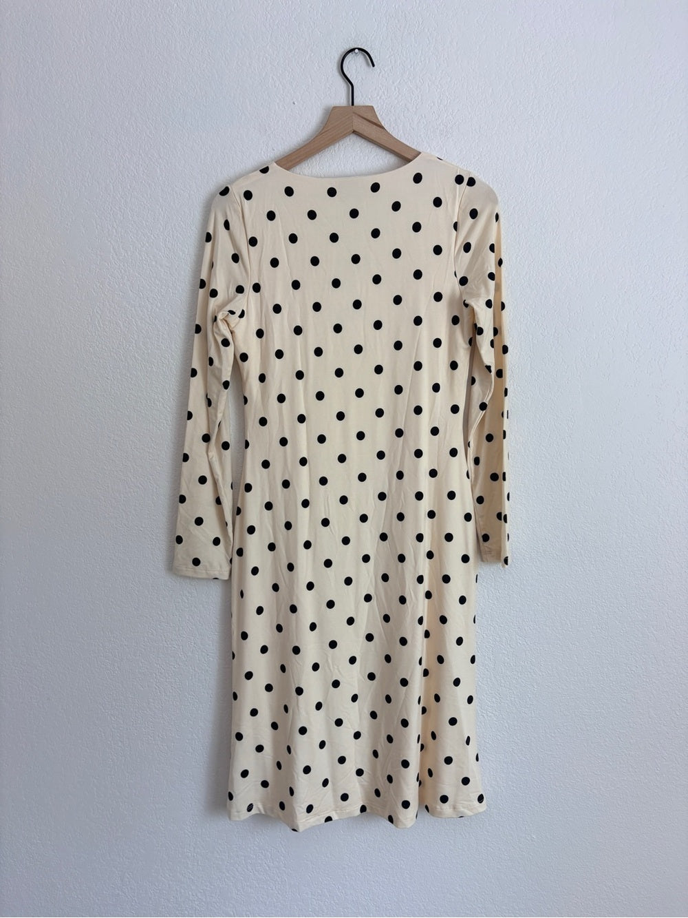 NWT Reformation Davi Knit Dress in Sundae Dot (M)(