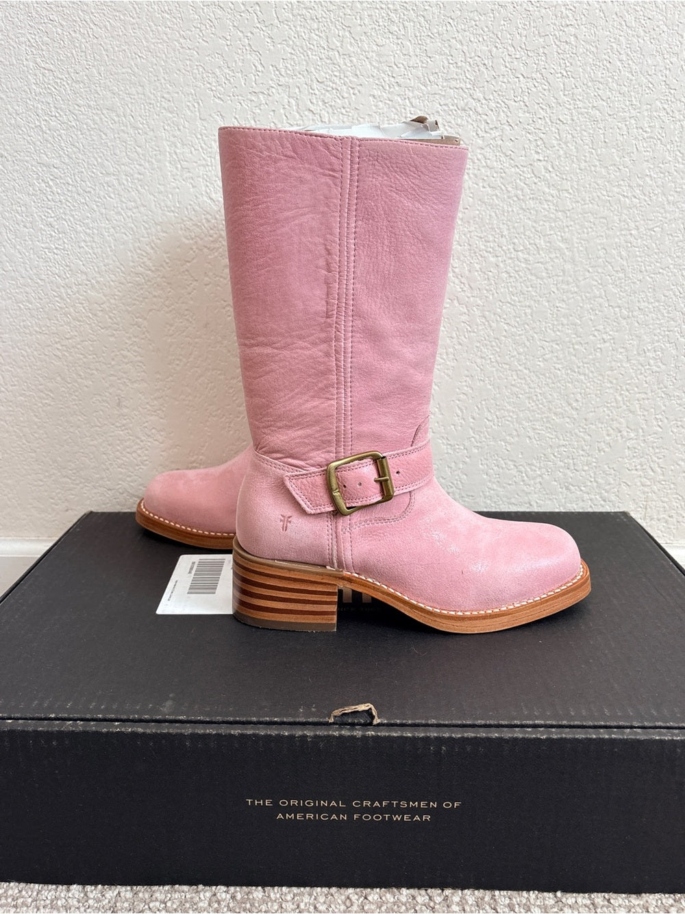 NEW Frye Exclusive Campus Buckle Boots (6)