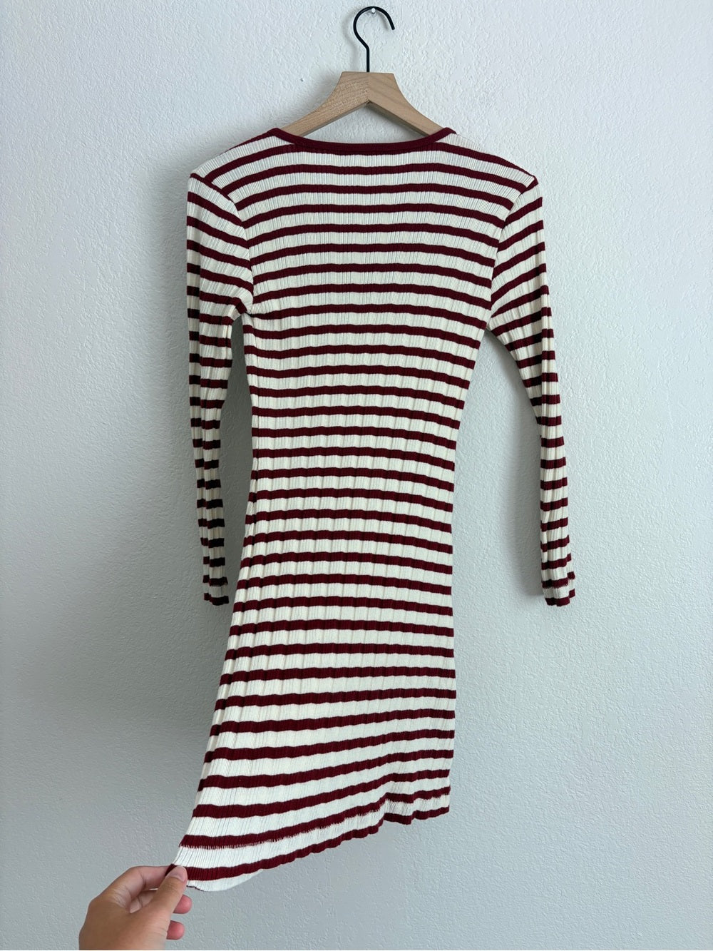 Doen Como Auburn San Simeon Stripe Henley Dress (S)