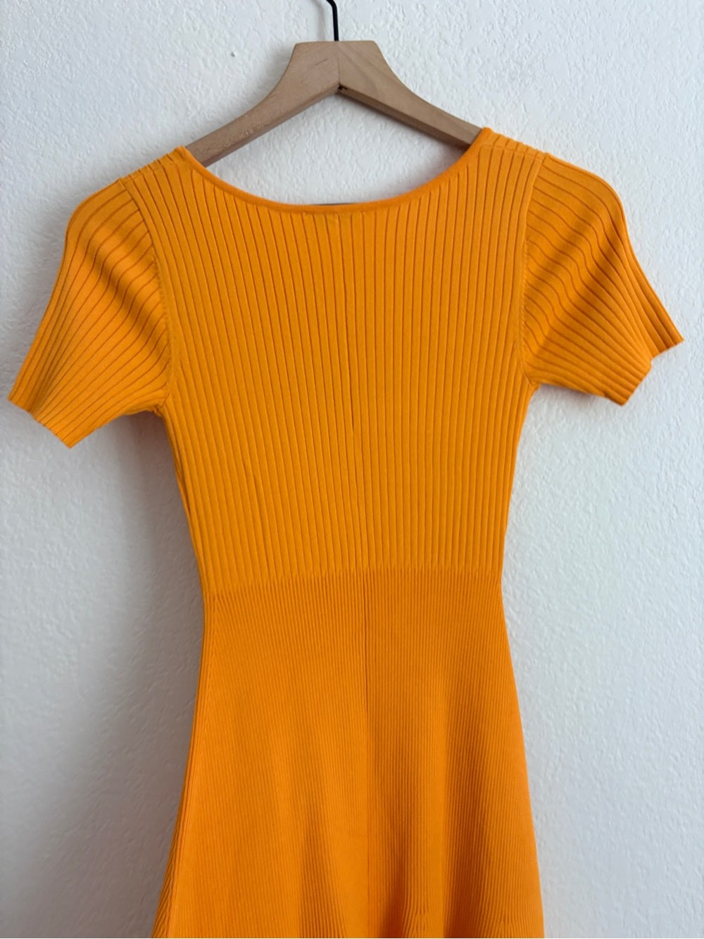 NWT Sandro Synn Fit and Flare Ribbed Sweater Mini Dress (S)