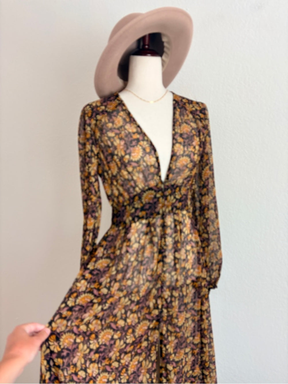Free People Valerie Duster in Honeysuckle (XS)