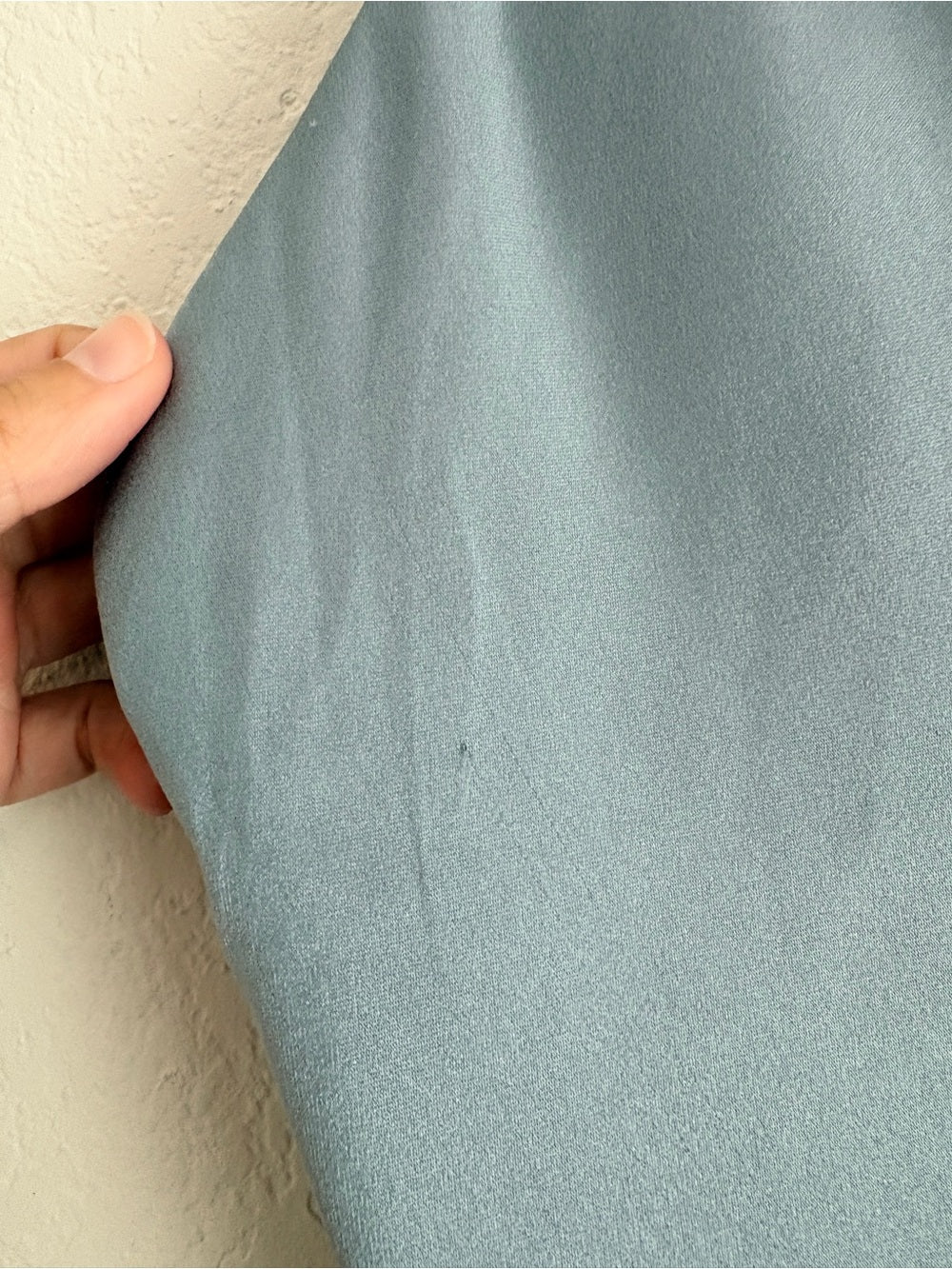 NWT Anine Bing Eliana Silk Halterneck Dress in Pastel Blue (L)