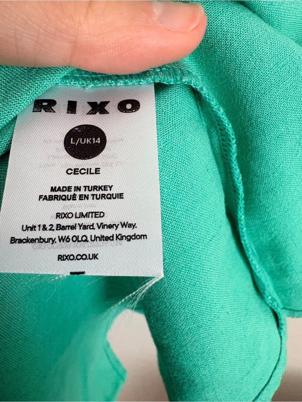 RIXO Cecile ruffled woven midi dress (10)