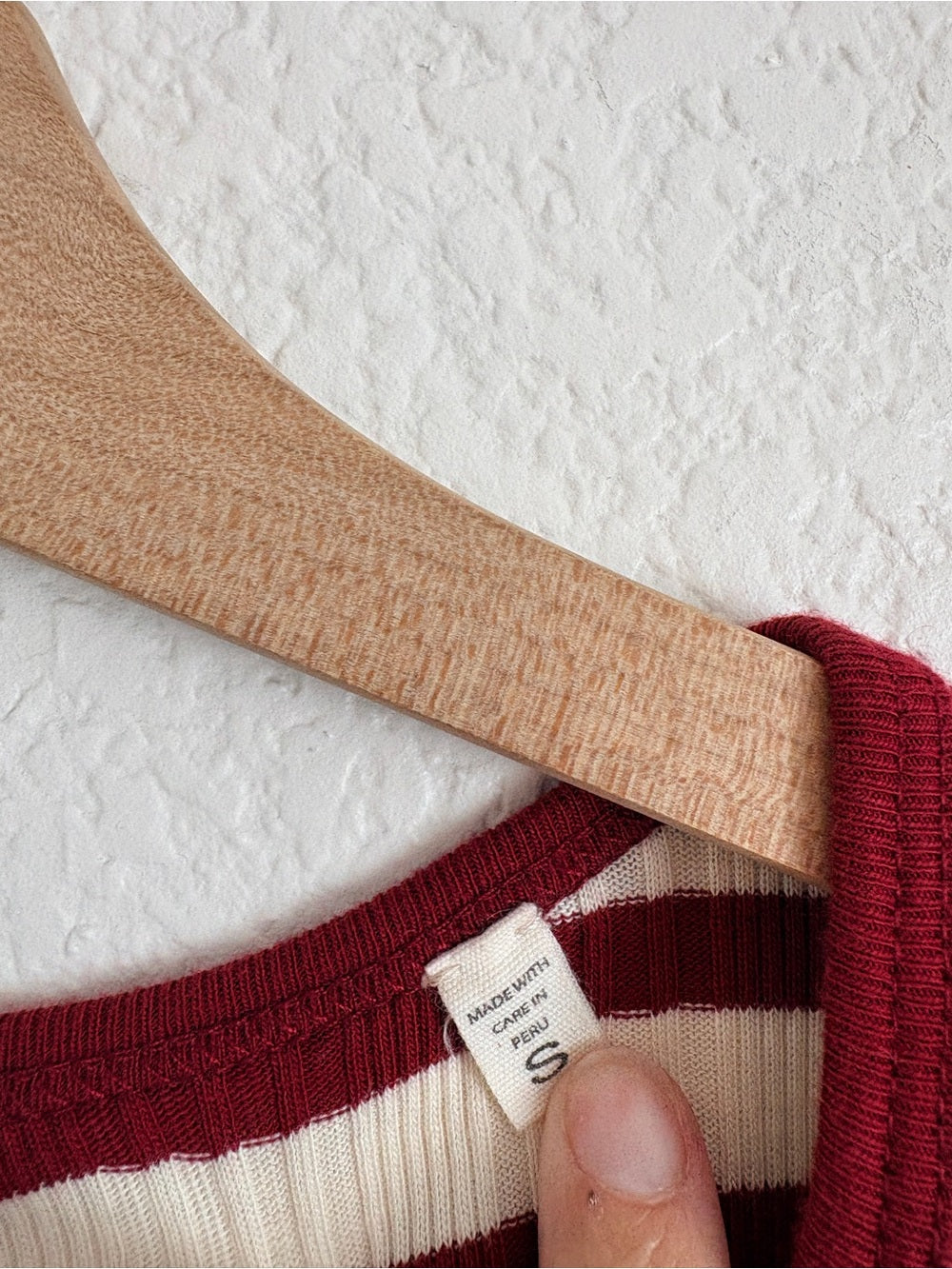 Doen Como Auburn San Simeon Stripe Henley Dress (S)