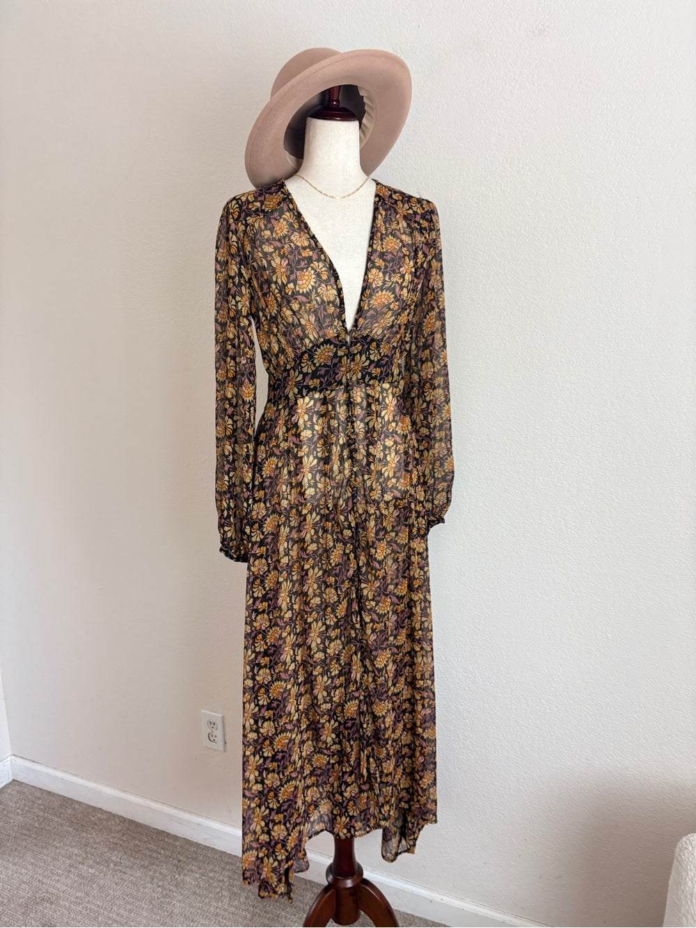 Free People Valerie Duster in Honeysuckle (XS)