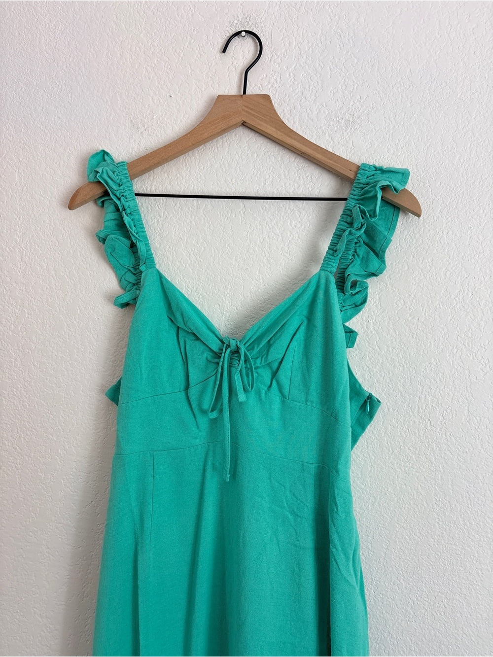 RIXO Cecile ruffled woven midi dress (10)