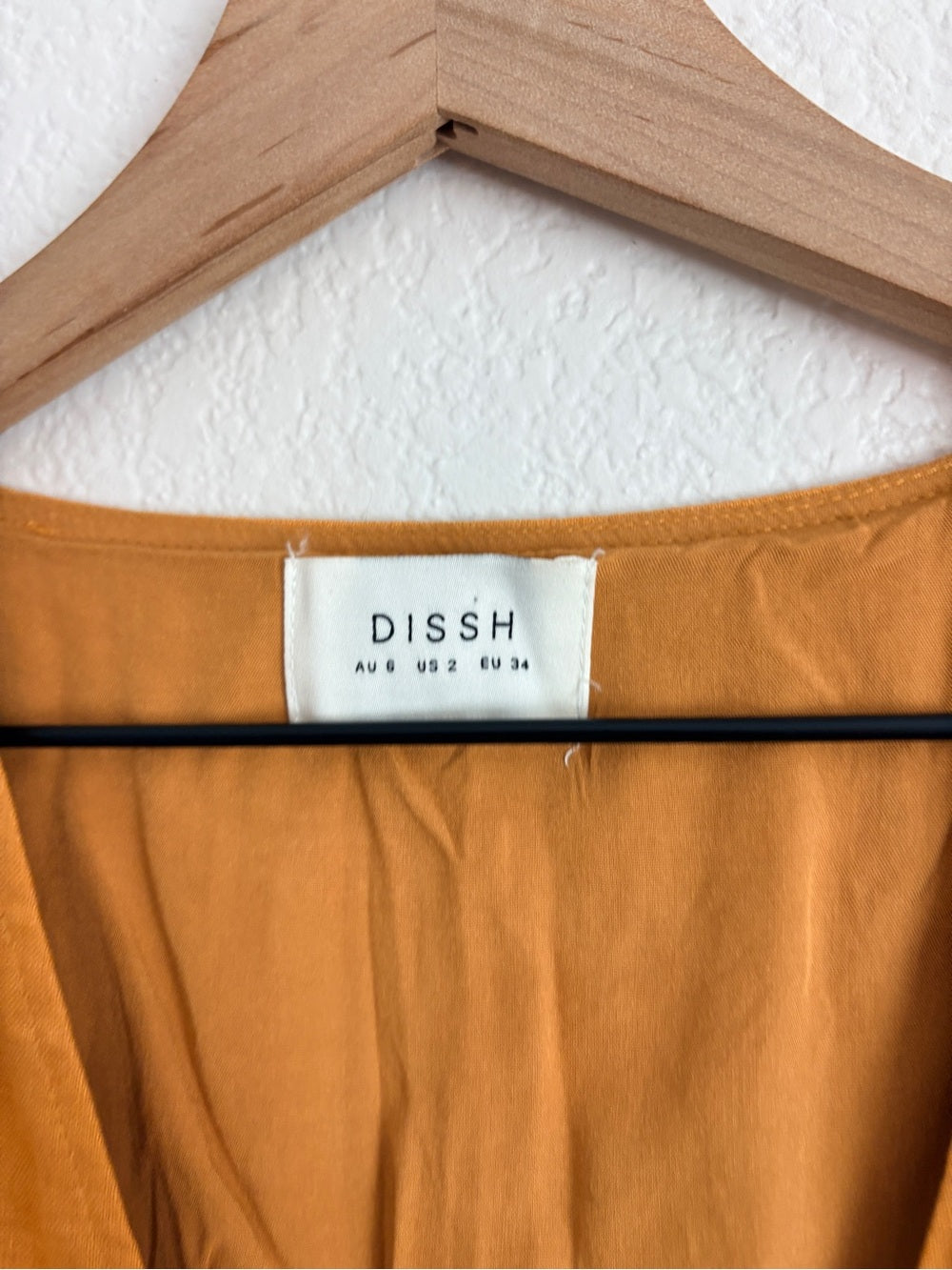 DISSH Pia Marigold Linen Mini Dress (2)