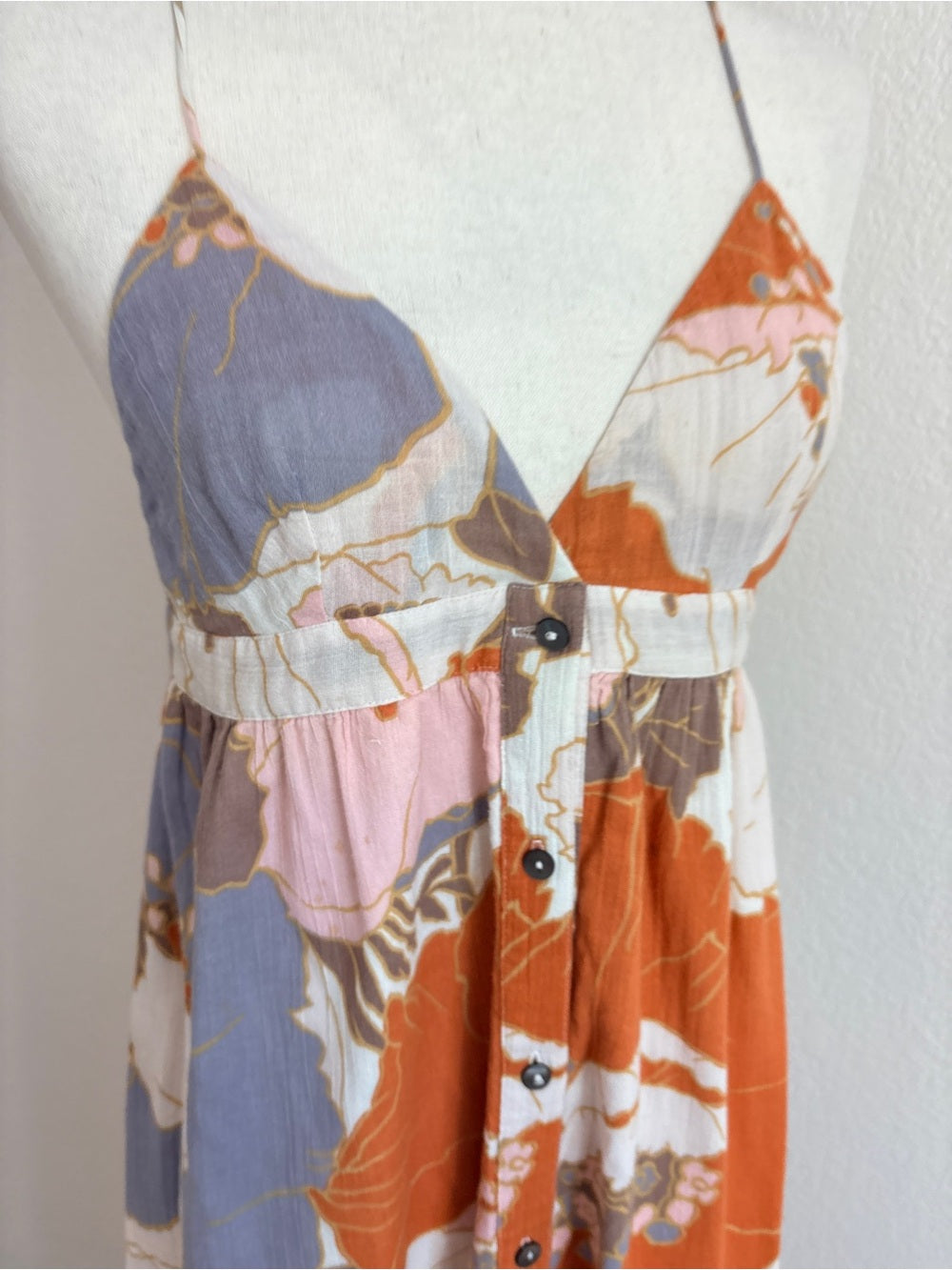 Joie Unique Cotton Maxi Floral Dress (XS)