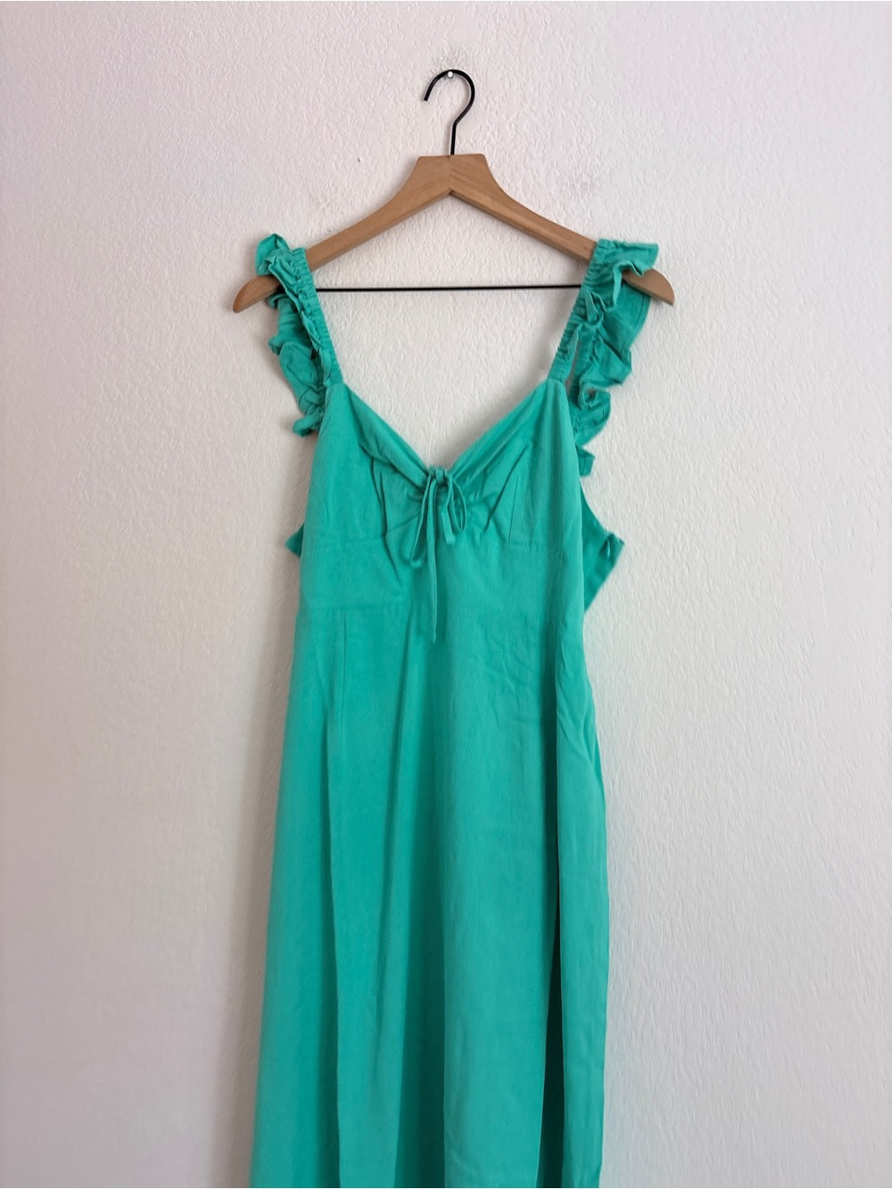 RIXO Cecile ruffled woven midi dress (10)