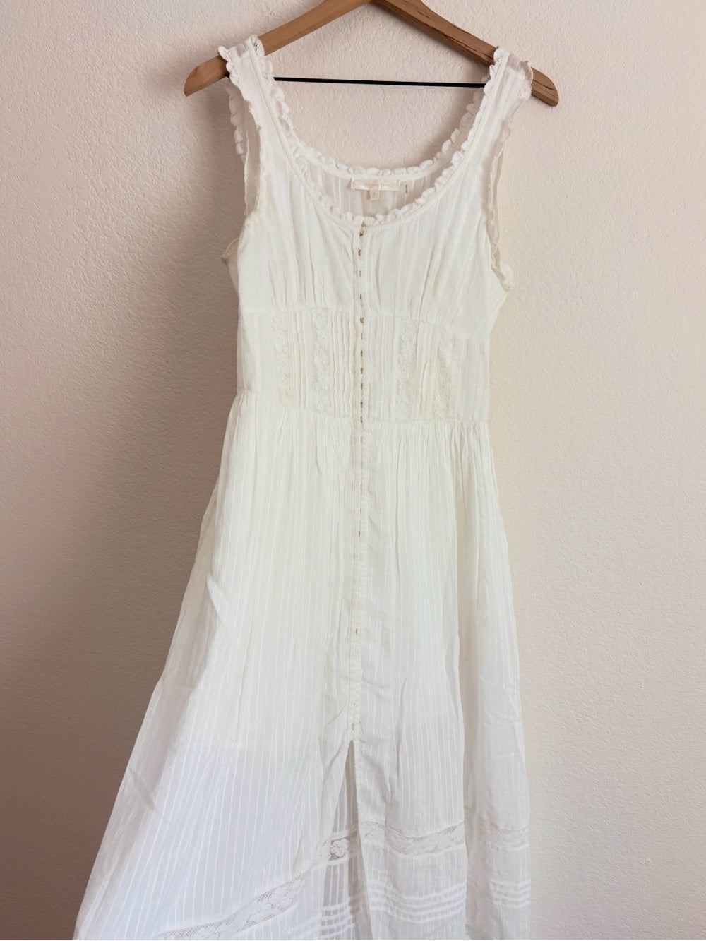 LoveShackFancy Santelle Lace Dress Coastal Cowgirl Cottagecore (8)