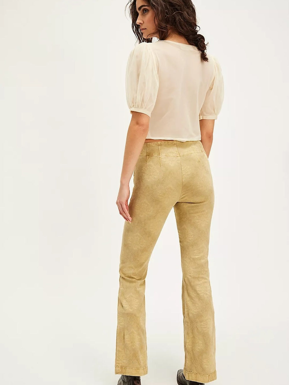 NWT Free People Sweet Saloon Y2K 90s Style Pants (8)