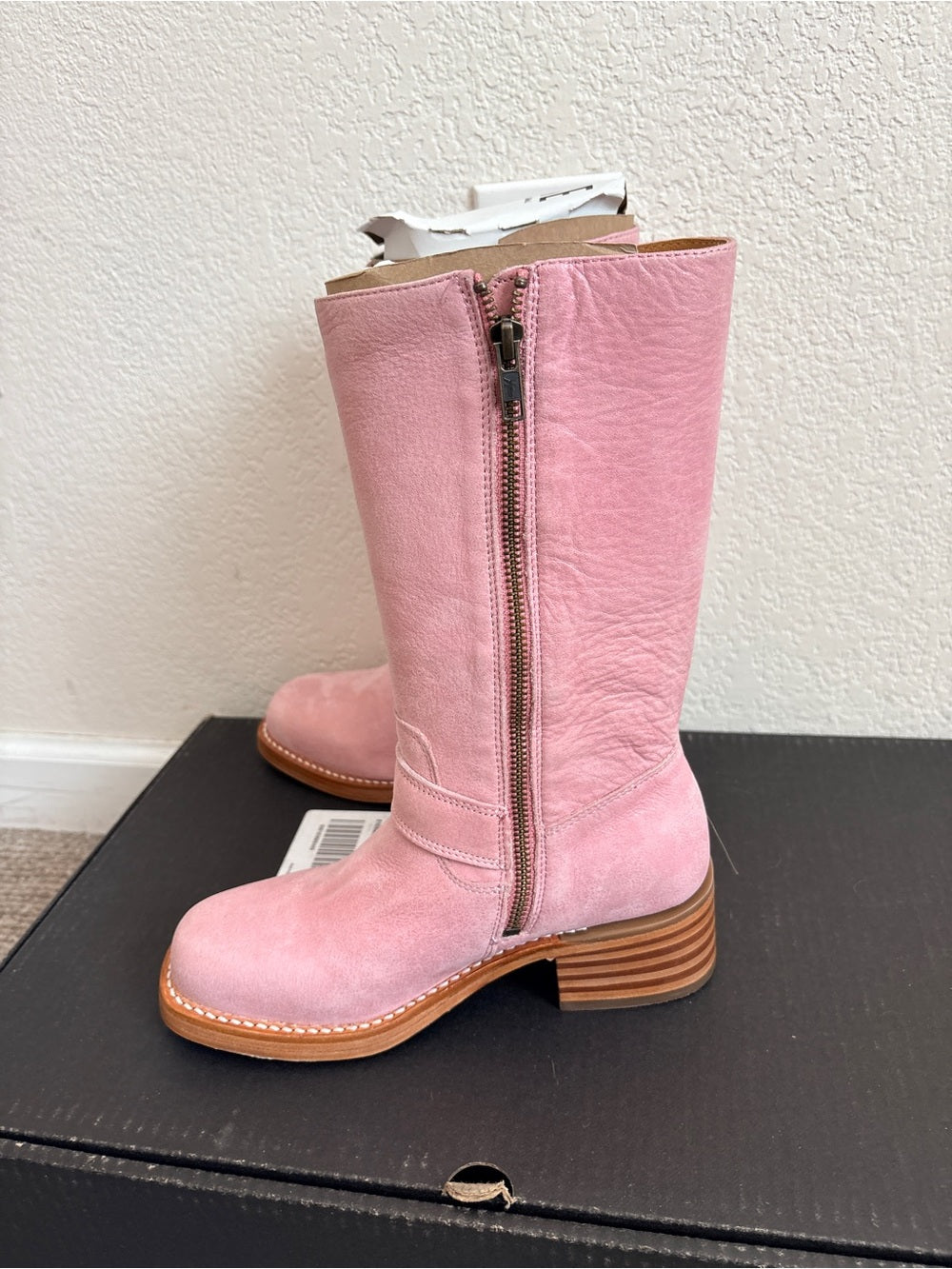 NEW Frye Exclusive Campus Buckle Boots (6)