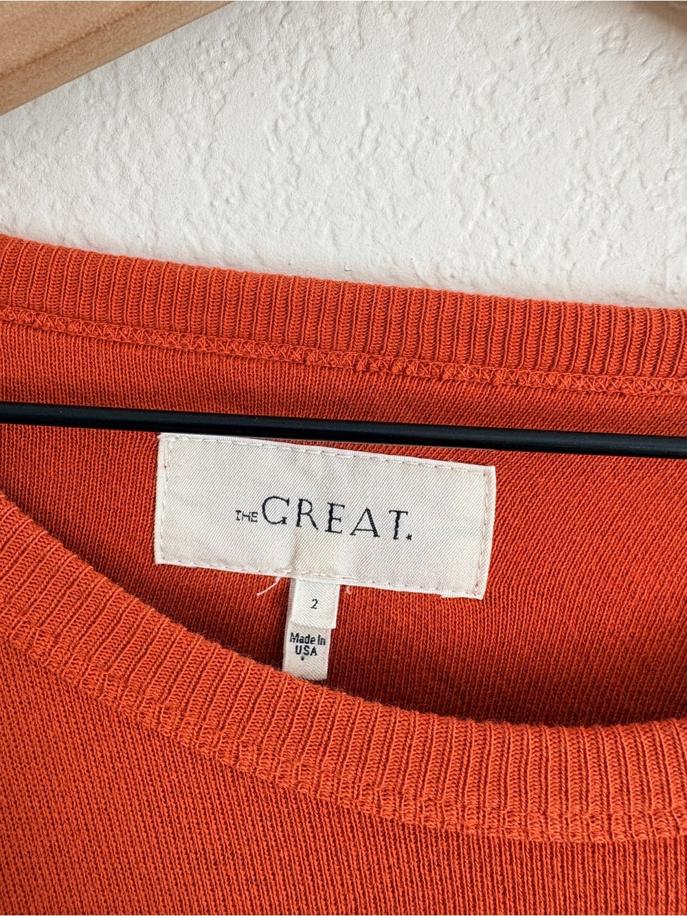 The GREAT Teammate Sweatshirt Graphic Rust Palm Tree Sunset Sweatshirt (M)