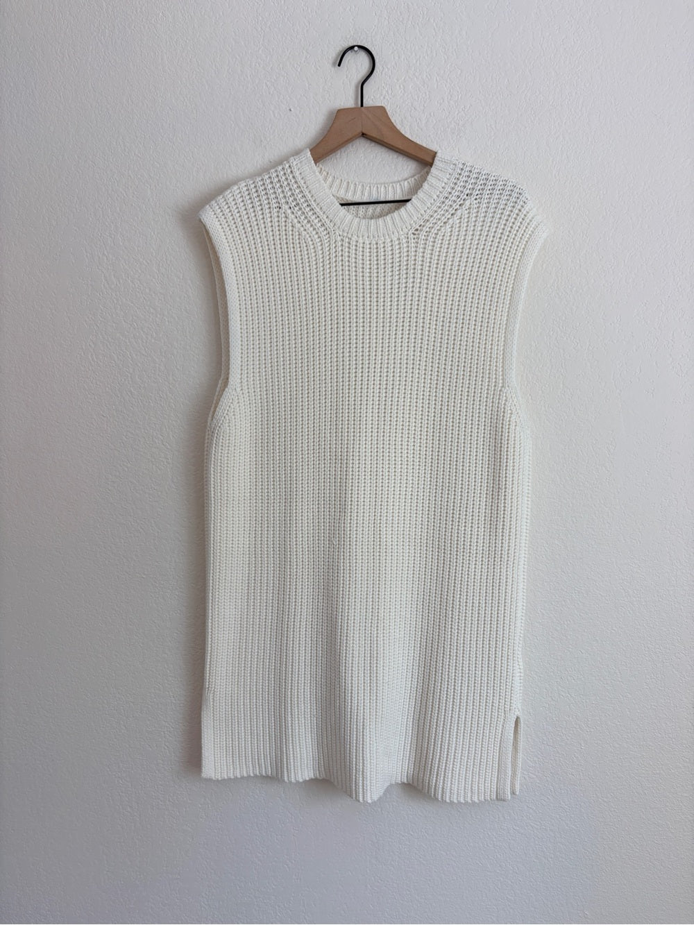 NWT Anine Bing Cable Knit Olivier Sweater in Ivory (M)