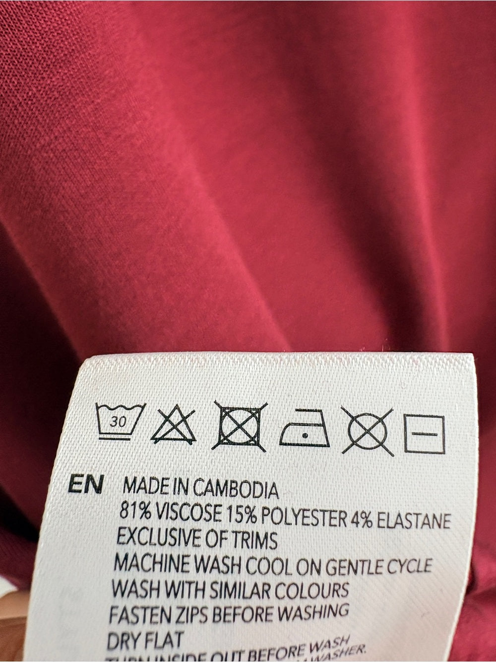 NWT Varley Hawley Half-Zip Pullover in New Maroon (L)