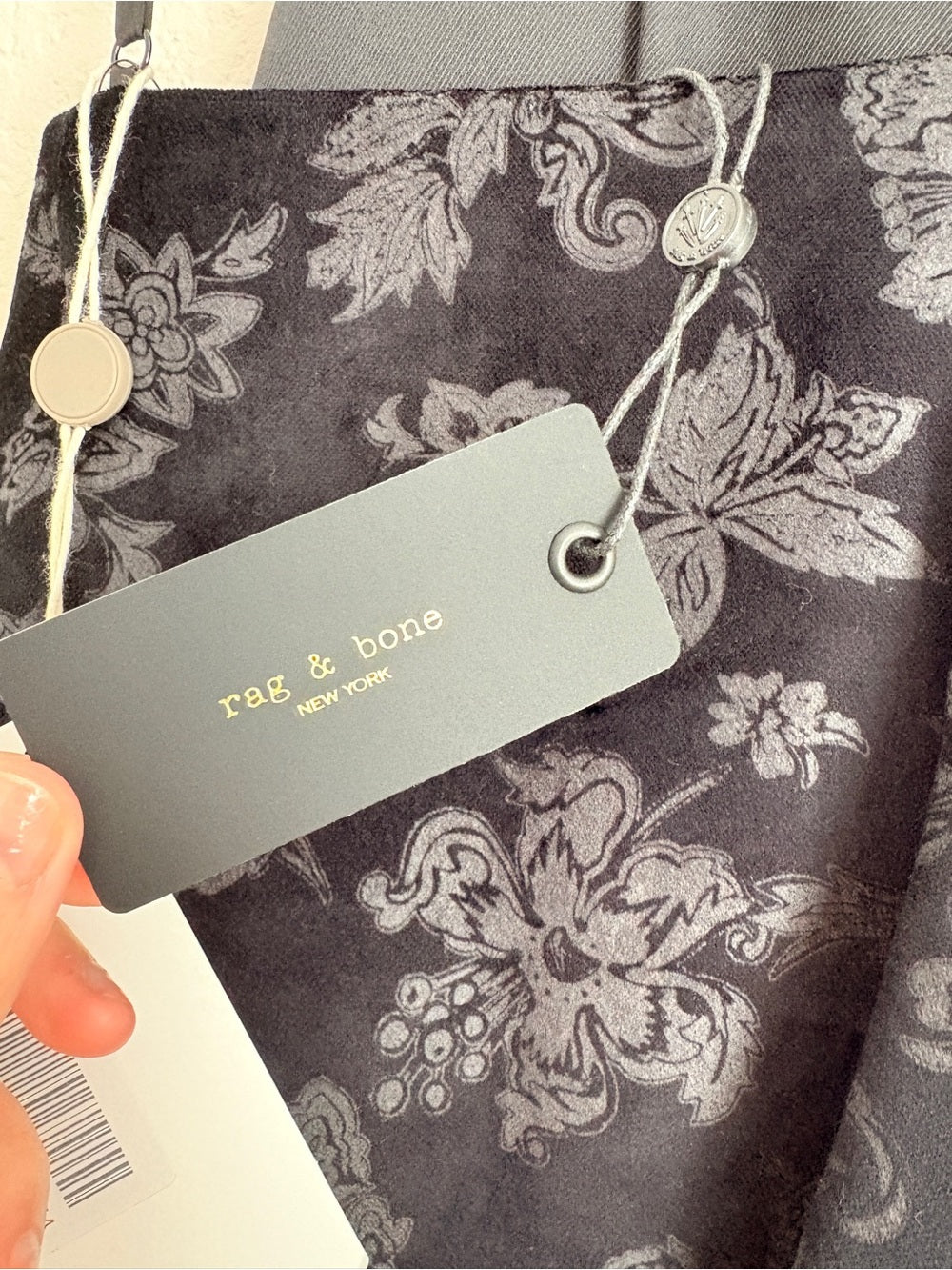 RAG & BONE Fara velvet-jacquard dress (0)