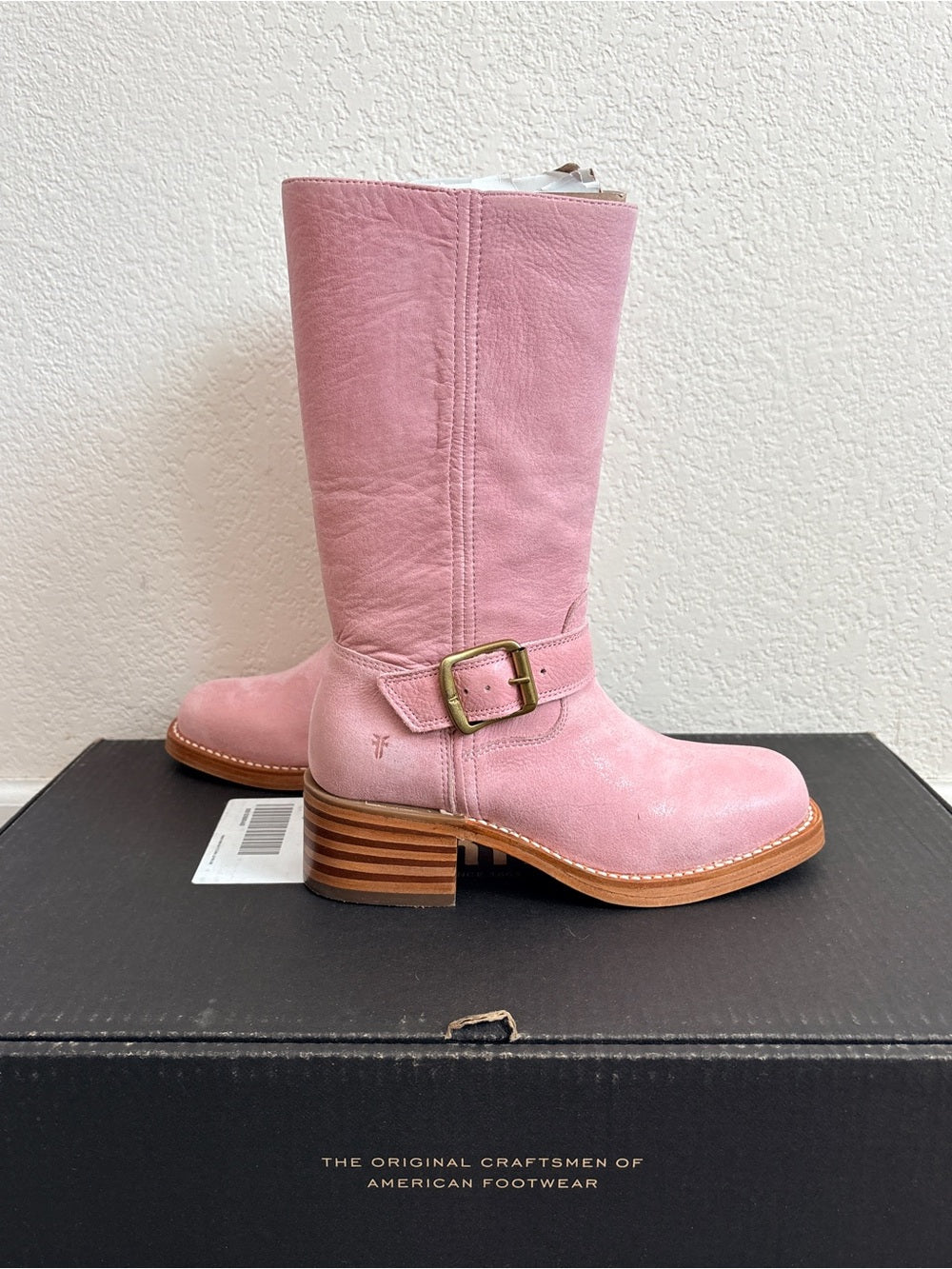 NEW Frye Exclusive Campus Buckle Boots (6)